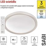 Emos ZM5112 SABI, LED prisadené svietidlo, kruhové 45W, stmievateľné so zmenou CCT