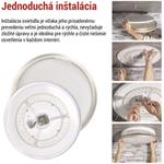 Emos ZM5112 SABI, LED prisadené svietidlo, kruhové 45W, stmievateľné so zmenou CCT