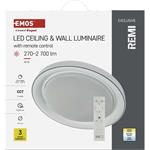 Emos ZM5113 REMI, LED prisadené svietidlo, kruhové 45W, stmievateľné so zmenou CCT
