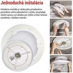 Emos ZM5113 REMI, LED prisadené svietidlo, kruhové 45W, stmievateľné so zmenou CCT