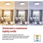 Emos ZM5113 REMI, LED prisadené svietidlo, kruhové 45W, stmievateľné so zmenou CCT