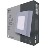Emos ZM6242, LED stropné prisadené svietidlo štvorec 18W neut. biela IP20