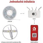 Emos ZPW218R GoSmart, LED pásik WiFi 2m, 11W, 750lm, RGB/CCT