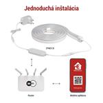 Emos ZPW313I GoSmart, flexibilný LED pásik NEON biely, 3 m, 24 W, RGB, stmievateľný, WiFi