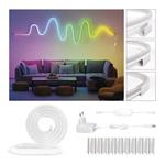 Emos ZPW313I GoSmart, flexibilný LED pásik NEON biely, 3 m, 24 W, RGB, stmievateľný, WiFi