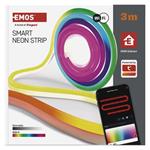 Emos ZPW313I GoSmart, flexibilný LED pásik NEON biely, 3 m, 24 W, RGB, stmievateľný, WiFi