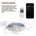 Emos ZPW518R GoSmart, LED pásik WiFi 5m, 22W, 1400lm, RGB/CCT