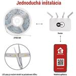 Emos ZPW518R GoSmart, LED pásik WiFi 5m, 22W, 1400lm, RGB/CCT
