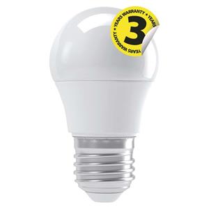 Emos ZQ1110, LED žiarovka Classic mini globe 4W E27 teplá biela