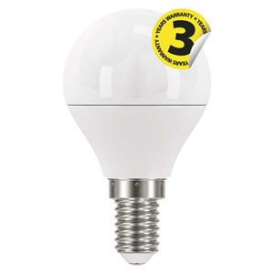 Emos ZQ1220, LED žiarovka Classic mini globe 5W E14 teplá biela