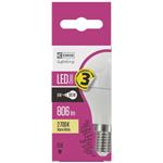 Emos ZQ1230, LED žiarovka Classic Globe 8W E14 teplá biela