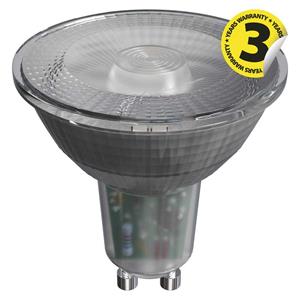 Emos ZQ8333, LED žiarovka Classic 4,2W GU10 teplá biela