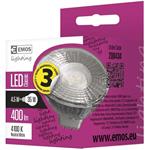 Emos ZQ8434, LED žiarovka Classic MR16 4,5W GU5,3 neutrálna biela