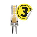 Emos ZQ8621, LED žiarovka Classic JC, G4, 1,9 W (21 W), 200 lm, neutrálna biela