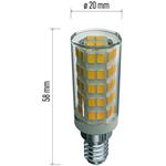 Emos ZQ9140, LED žiarovka do digestora Classic JC, E14, 4,5 W (40 W), 465 lm, teplá biela