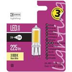 Emos ZQ9520, LED žiarovka Classic JC A++ 2W G9 teplá biela
