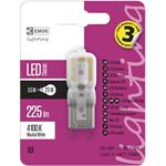 Emos ZQ9523, LED žiarovka Classic JC A++ 2,5W G9 neutrálna biela