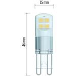 Emos ZQ9526, LED žiarovka Classic JC 1,9W G9 teplá biela