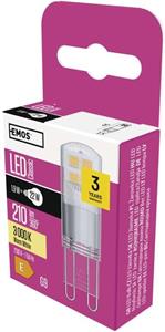 Emos ZQ9526, LED žiarovka Classic JC 1,9W G9 teplá biela