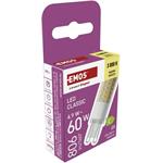 Emos ZQ9C42, LED žiarovka Classic JC, G9, 4,9 W (60 W), 806 lm, teplá biela