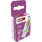 Emos ZQ9C43, LED žiarovka Classic JC, G9, 4,9 W (60W), 806 lm, neutrálna biela