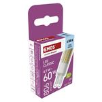 Emos ZQ9C44, LED žiarovka Classic JC, G9, 4,9 W (60 W), 806 lm, studená biela