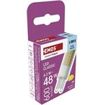 Emos ZQ9D33, LED žiarovka Classic JC, G9, 4,3 W (48 W), 600 lm, neutrálna biela