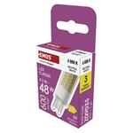 Emos ZQ9D33, LED žiarovka Classic JC, G9, 4,3 W (48 W), 600 lm, neutrálna biela