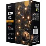Emos ZY1434T, vianočná reťaz s časovačom 12 m 120 LED jantárová