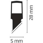 Emos ZY1434T, vianočná reťaz s časovačom 12 m 120 LED jantárová