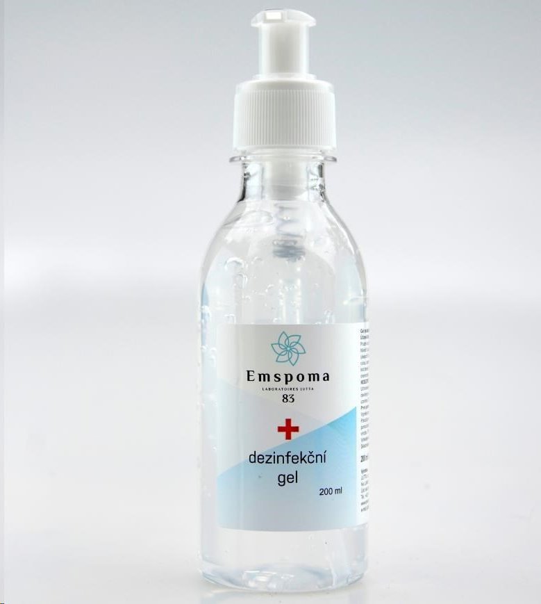 Emspoma dezinfekčný gel s pumpičkou 200 ml