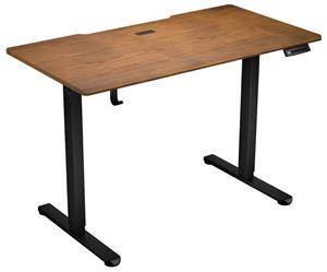 Endorfy herní stůl Atlas S electric Dark Wood / 114x60cm / nosnost 50kg / el. nastavení výšky (72-118cm) / tmavé dřevo