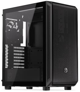 Endorfy skříň Arx 500 Core / ATX / 2 x 140mm fan (až 7 fans) / 2xUSB-A / USB-C / tvrzené sklo  / mesh panel /  černá