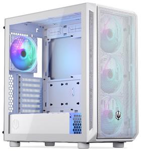 Endorfy skříň Arx 700 ARGB / ATX / 4x 140 ARGB fan (až 8 fans) / 2x USB / USB-C / mesh p. / tvrzené sklo / bílá