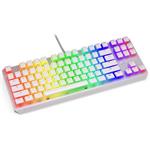 Endorfy Thock TKL OWH Pudd.Kailh BL RGB, herná klávesnica, biela