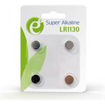 Energenie LR54, AG10, L1131, LR1130, 189, V10GA, RW89, D189, alkalická gombiková batéria, 4ks, blister