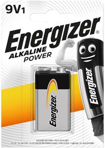 Energizer alkalická batéra 9V, 1ks blister