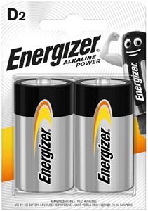 Energizer alkalická batéria D (LR20), 2ks