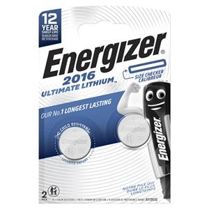 Energizer CR2016 Ultimate Lithium, 2ks