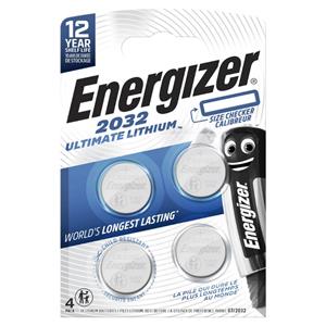 Energizer CR2032 Ultimate Lithium, 4ks