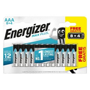 Energizer MAX Plus AAA 8 + 4 ks