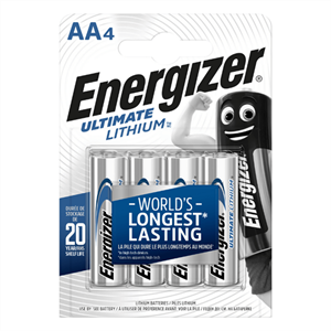 Energizer Ultimate lithium AA, 4ks