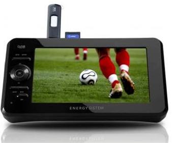 ENERGY TV2070 7"LCD 16:9 TV Recorder USB Card Reader AV in/out Battery