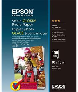 Epson A6 fotopapier Value, lesklý, 100 listov 180 g/m2