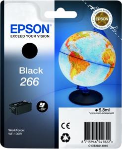 EPSON atrament čierny Singlepack "Globus" Black 266 atramentová kazeta 5,8 ml