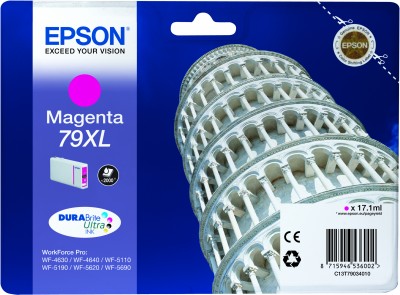 Epson atrament T7903 WF5000 series magenta XL - 17.1ml