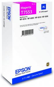 Epson atrament WF8000 series T7553 magenta XL - 39ml