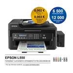 Epson L550 MFP (ink), A4, 33/15ppm, USB, net, ADF + súprava dopĺňania