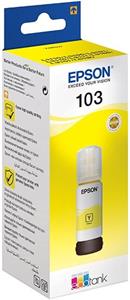 Epson originál ink C13T00S34A, 103, yellow, 65ml