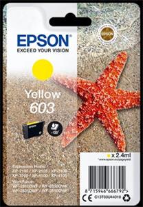 Epson originál ink C13T03U44010, yellow, 2.4ml